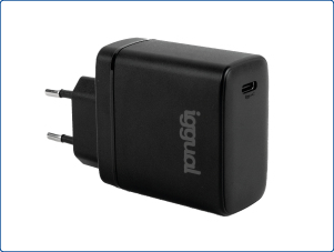 iggual IGG318430 mobile device charger Mobile phone, Power bank, Smartphone, Smartwatch, Tablet Black AC Fast charging Indoor – image 1