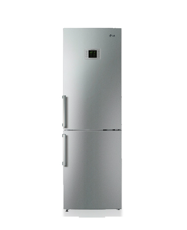 LG GB7043TITW fridge-freezer Freestanding Titanium – image 1
