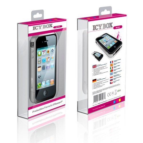 ICY BOX IB-i041 mobile phone case Black, Silver – image 3