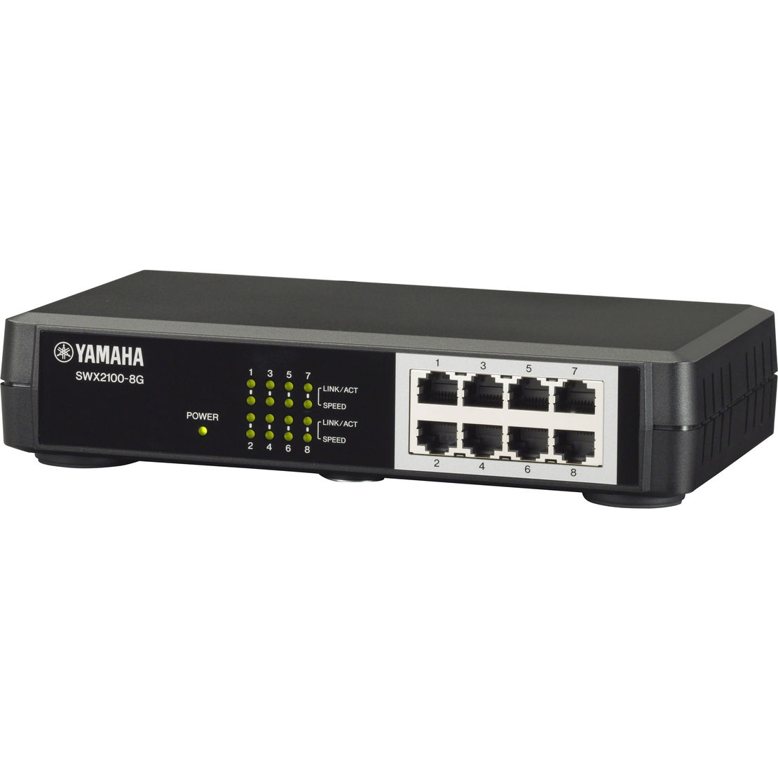 Yamaha SWX2100-8G network switch Gigabit Ethernet (10/100/1000) Black – image 1