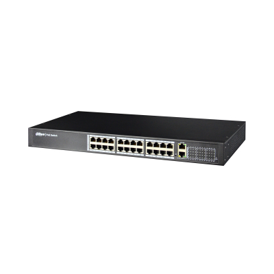 Dahua Technology PFS4026-24P-370 network switch Managed L2 Fast Ethernet (10/100) Power over Ethernet (PoE) Black