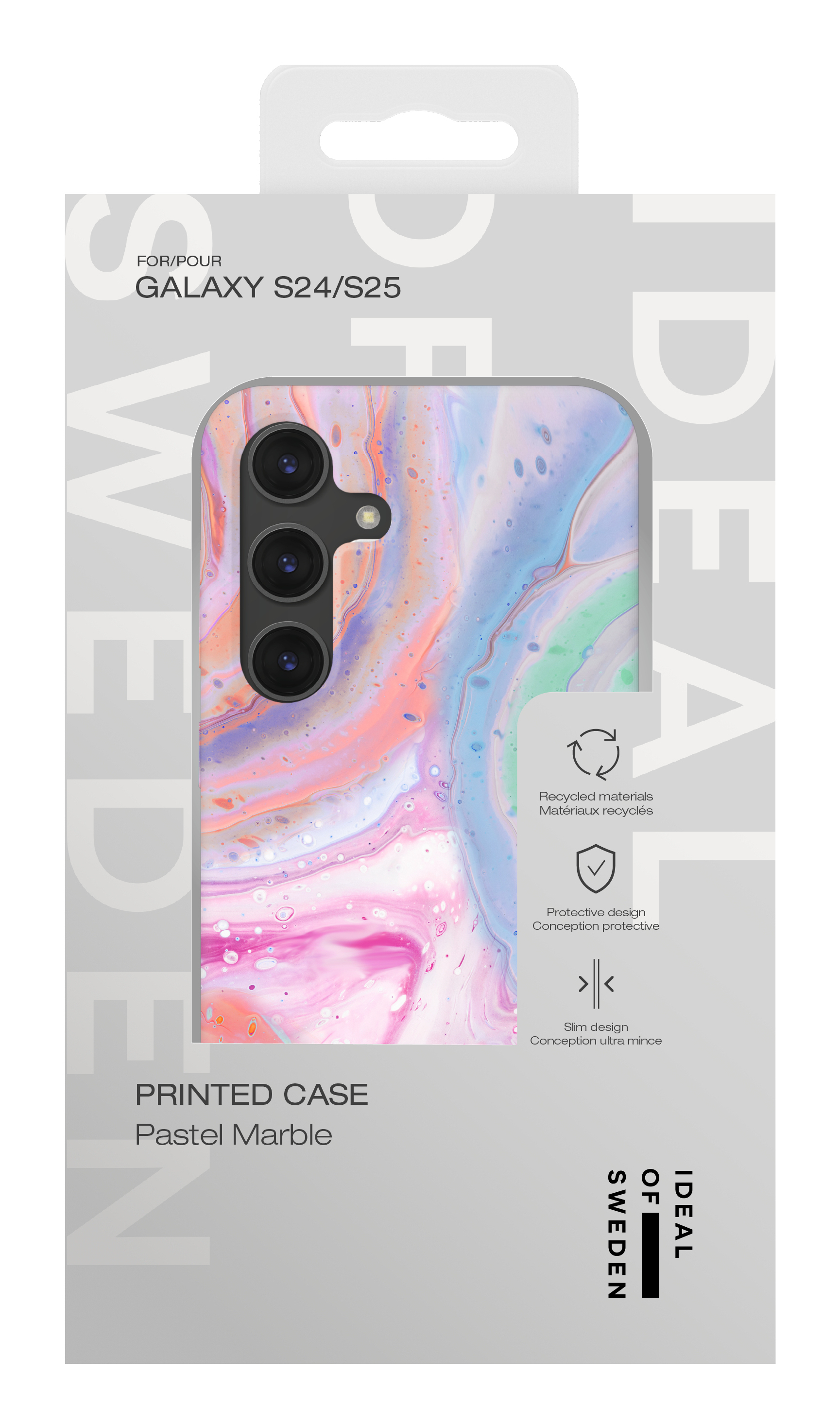 iDeal of Sweden Printed Case Galaxy S25 Pastel Marble – image 4