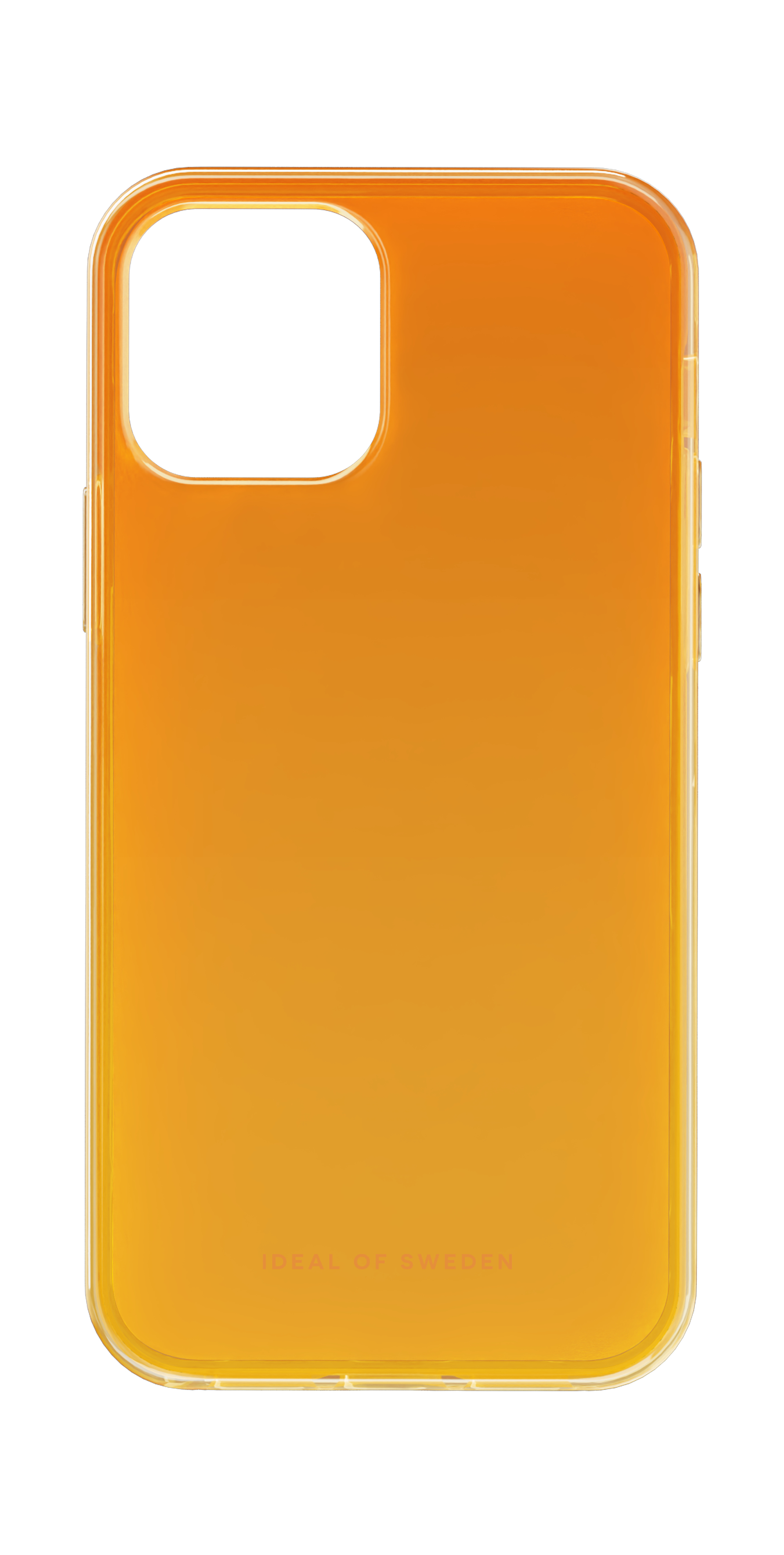 iDeal of Sweden Clear Case iPhone 12 / 12 Pro Orange Spritz