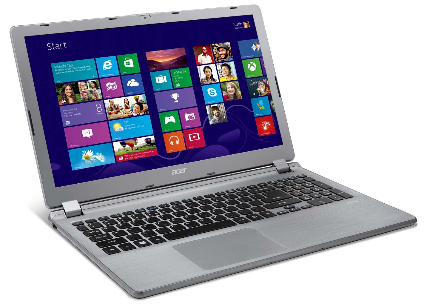 Acer Aspire 573G-34014G50aii Intel® Core™ i3 i3-4010U Laptop 39.6 cm (15.6") HD 4 GB DDR3-SDRAM 500 GB HDD NVIDIA® GeForce® GT 720M Windows 8 Grey – image 7