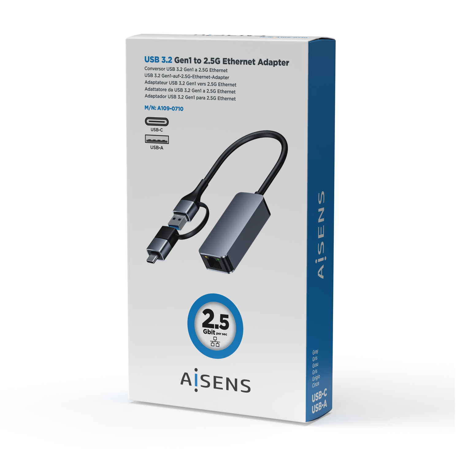 AISENS USB3.2 Gen1 USB-A+USB-C to Ethernet – image 4