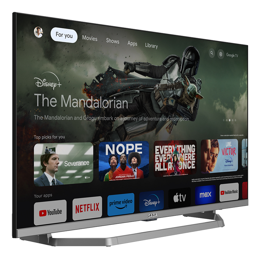 Smart TV saba SA32Q80GTV 32 pouces Full HD QLEDLCD — photo 2