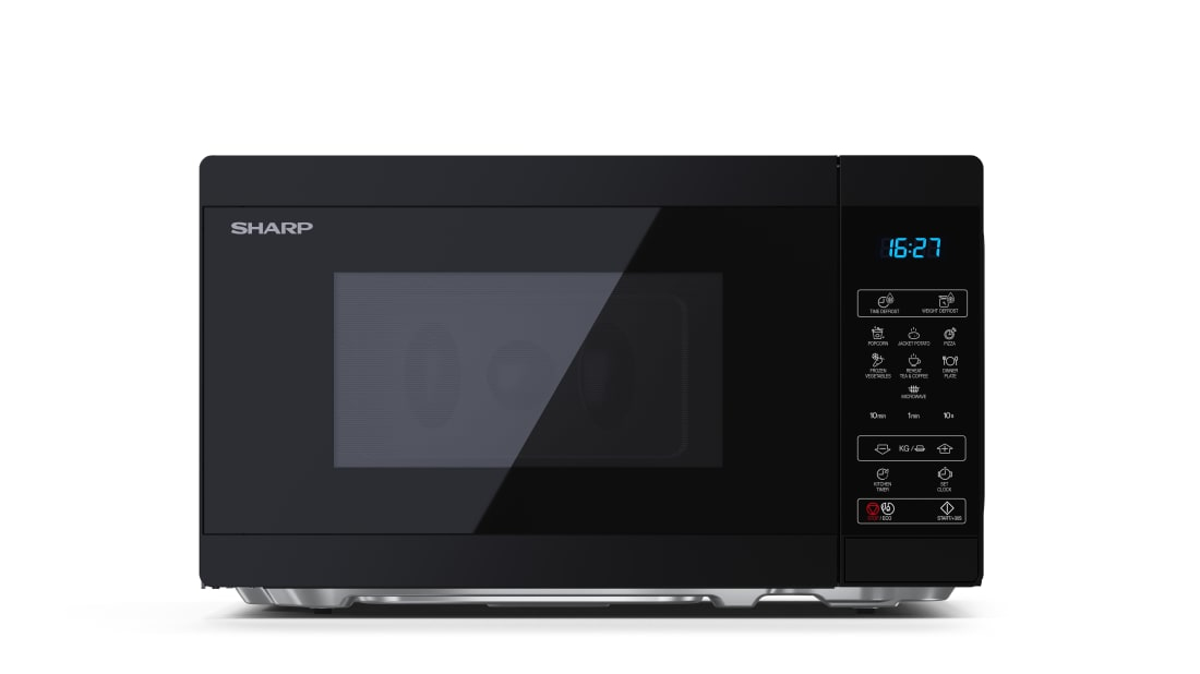 Sharp YC-MS02E-B microwave Black Solo microwave Countertop
