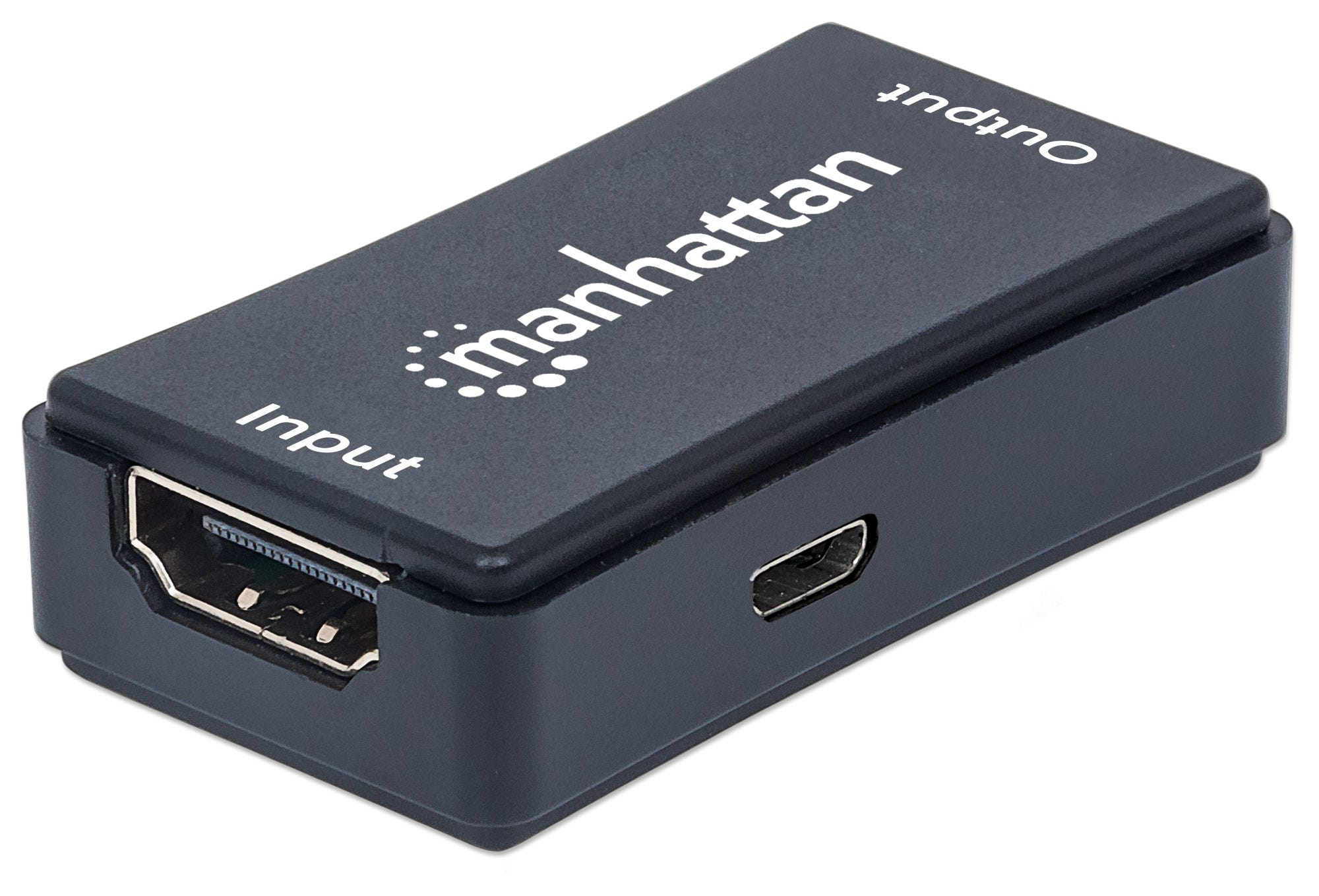 Manhattan HDMI 1080p Repeater, Active, USB-A Powered, Distances up to 45m, Black, Blister – image 1