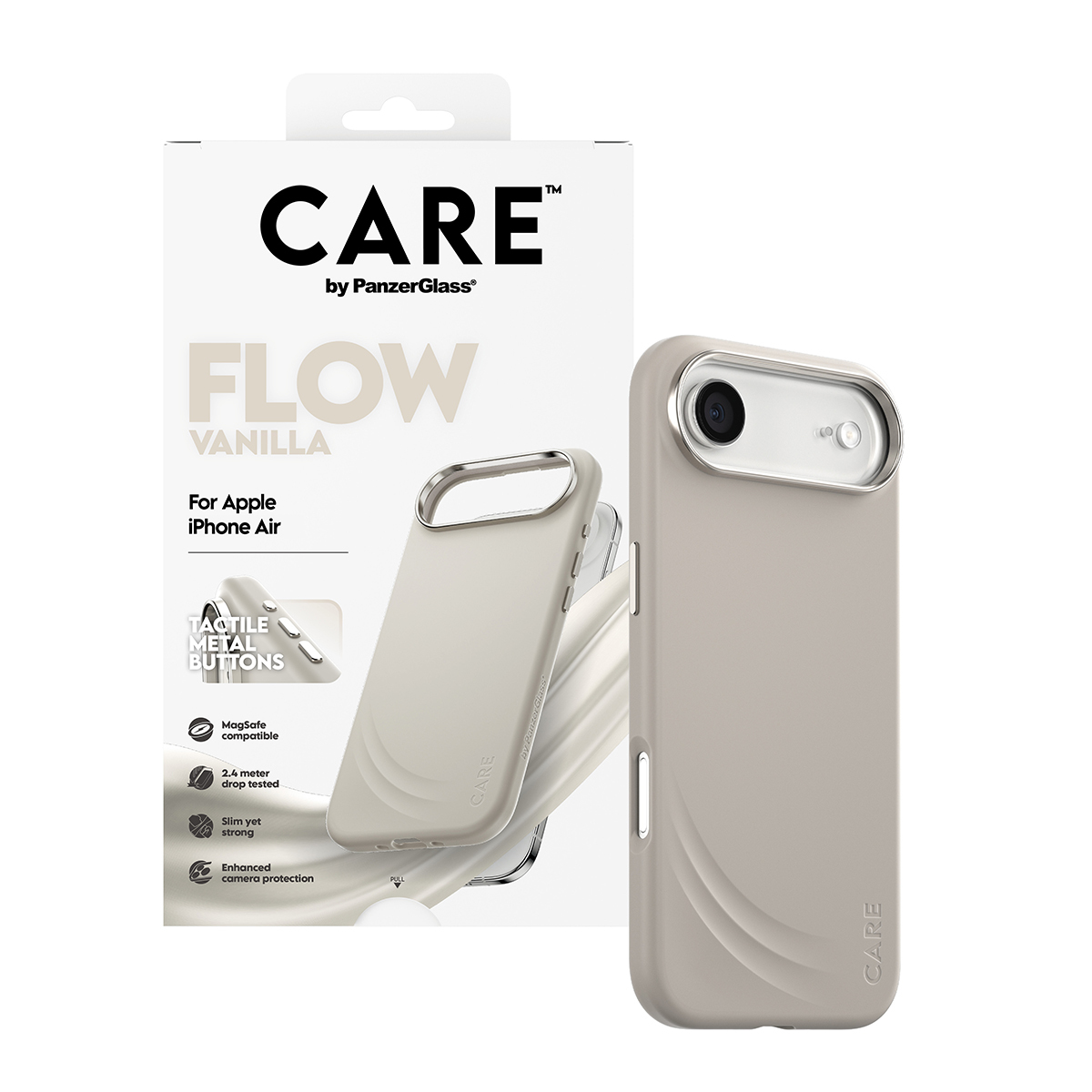 PanzerGlass CARE™ by PanzerGlass® Flow Case Vanilla w. MagSafe iPhone Air – image 5