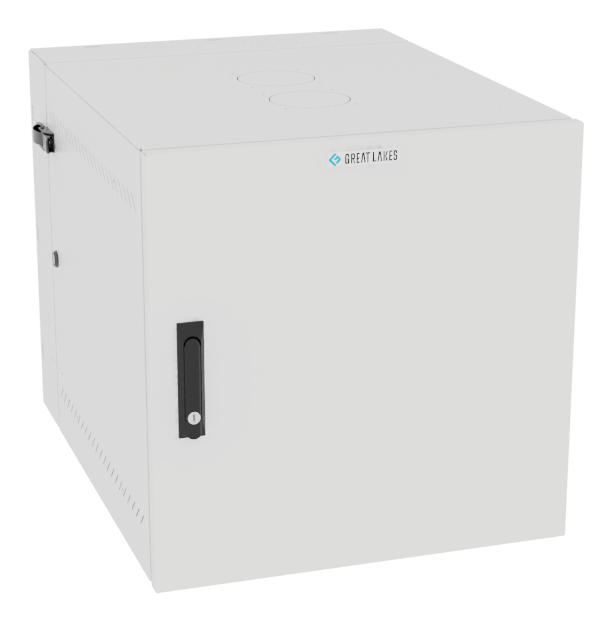 Vertiv VR Rack GL24WMCMS-W-SH-00-00 cabinet 12U Wall mounted White