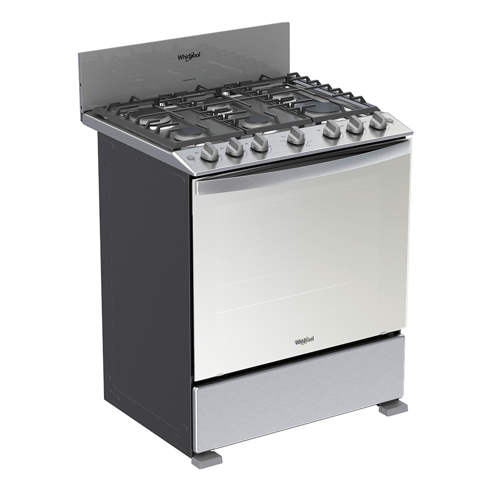 Whirlpool WFR3400S cooker Freestanding cooker Gas Grey – image 2