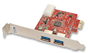 Lindy 2-Port PCIe USB 3.0 Card