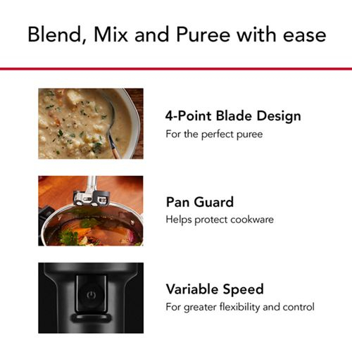KitchenAid KHBBV83PA blender Immersion blender Red – image 4