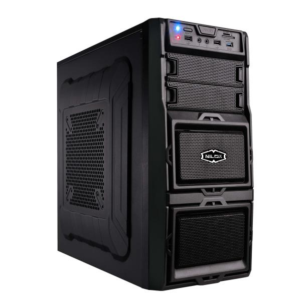 Nilox NX668 Midi Tower Black