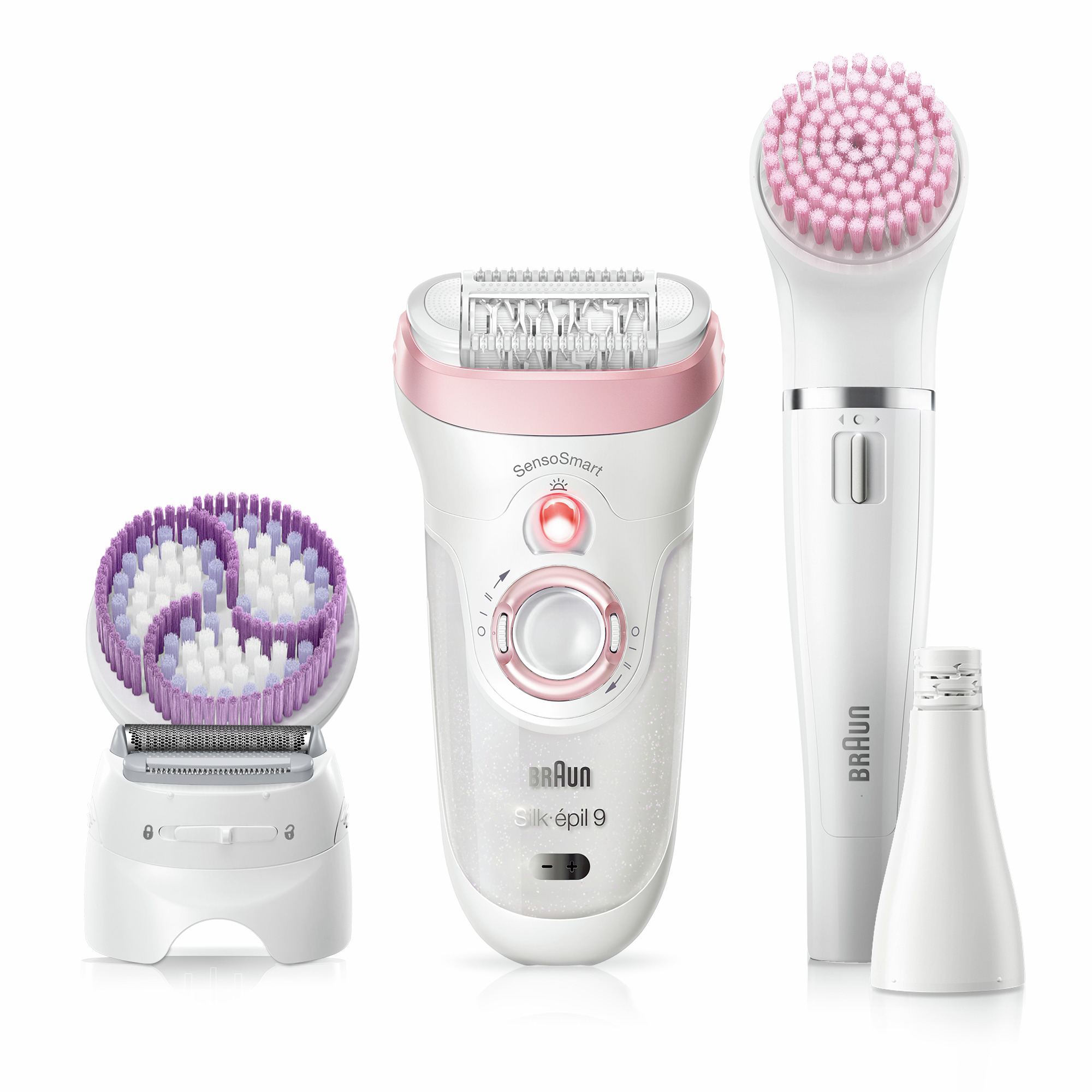 Braun Silk-épil 9 Silk-épil Beauty Set 9 9-985 Deluxe 7-in-1 Cordless Wet & Dry Hair Removal - Epilator, Shaver, Exfoliator, Cleansing Kit for Face & Body – image 3