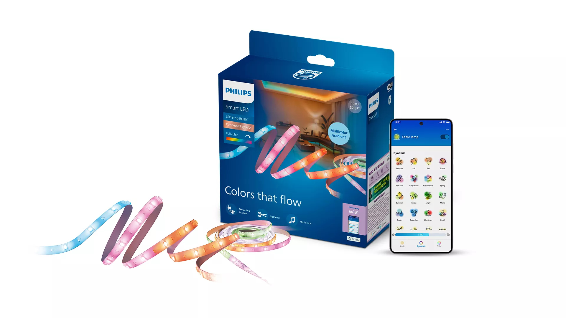 Philips by Signify Philips 8721103159649 smart lighting Smart strip light Wi-Fi/Bluetooth – image 2