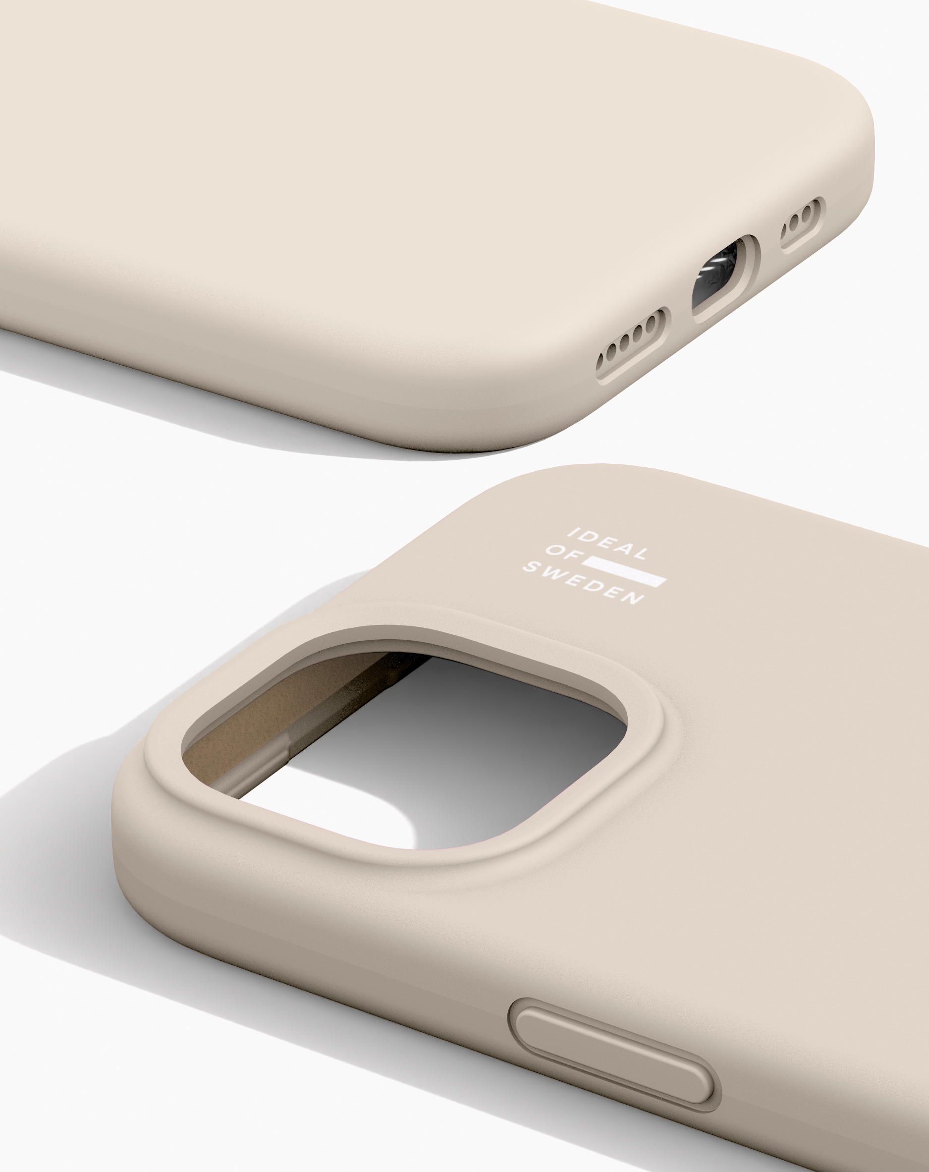 iDeal of Sweden Silicone Case MagSafe iPhone 13 / 14 / 15 / 16e / 17e Cloud Dancer – image 2