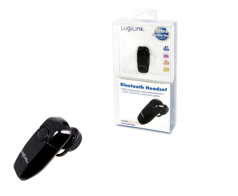 LogiLink Bluetooth V2.0 Earclip Headset – image 1