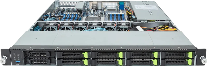 GIGABYTE 6NR152P33MR-00 server barebone LGA 4926 Rack (1U) Black, Steel – image 2