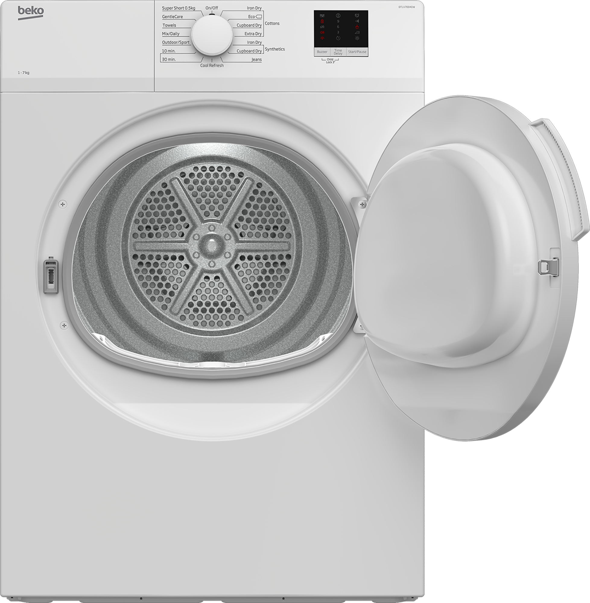 Beko DTLV70041W tumble dryer Freestanding Front-load – image 3