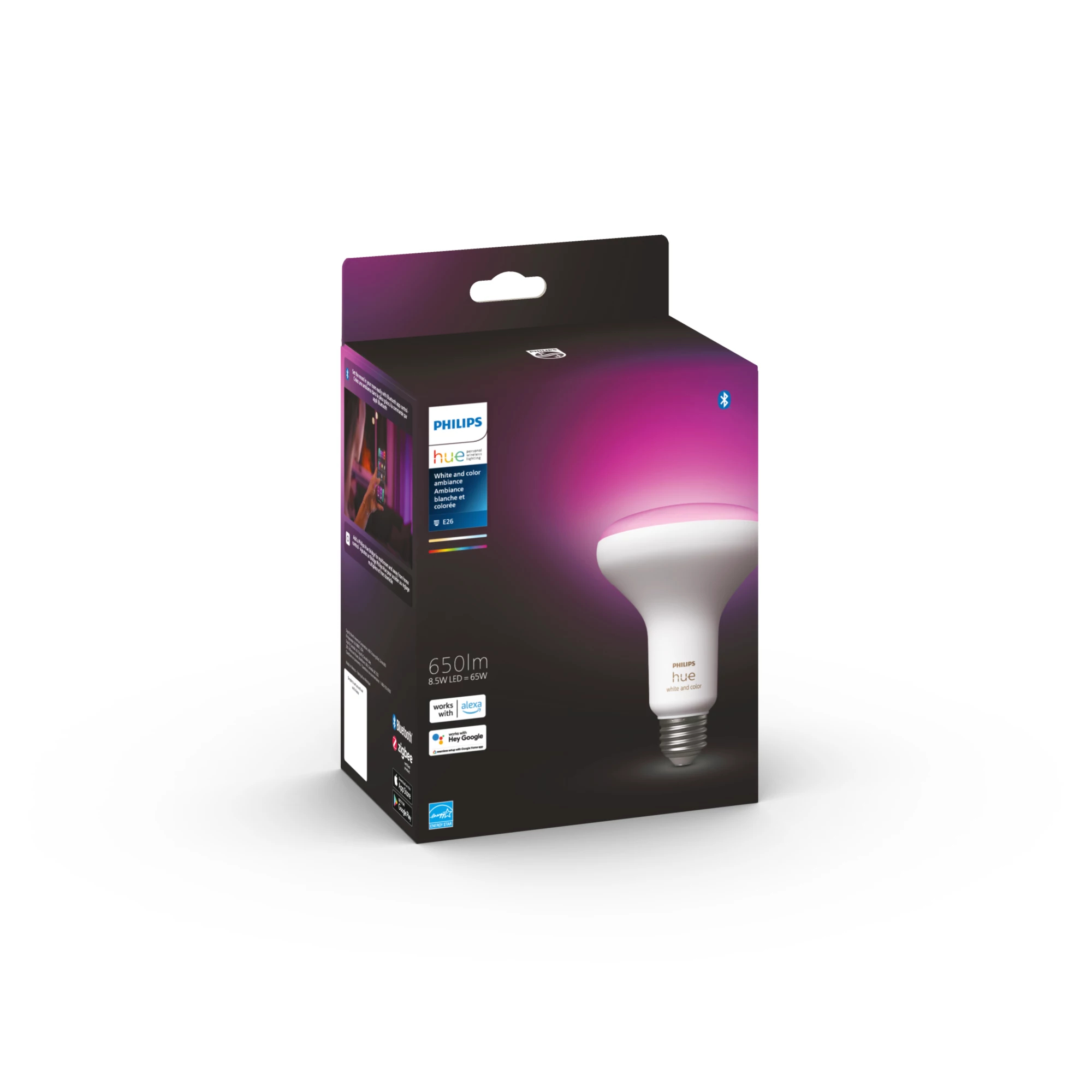 Philips by Signify Philips Hue White and colour ambience 046677548728 smart lighting Smart bulb Bluetooth/Zigbee – image 3