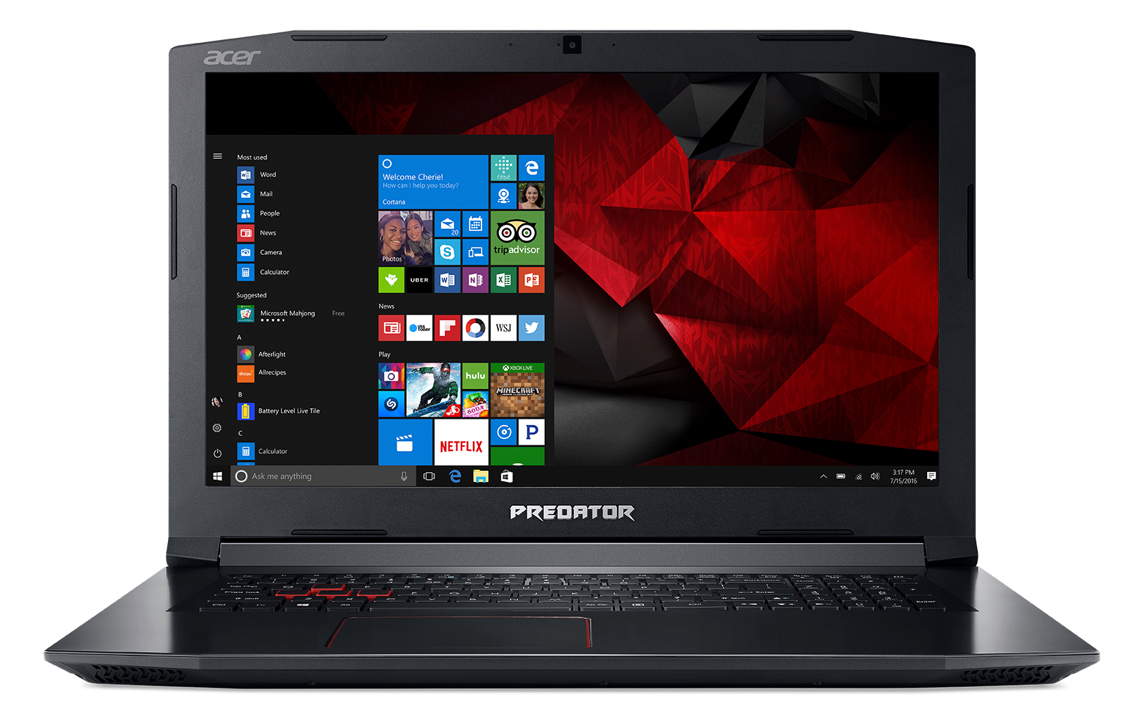 Acer Predator Helios 300 G3-571-77QK Intel® Core™ i7 i7-7700HQ Laptop – image 1