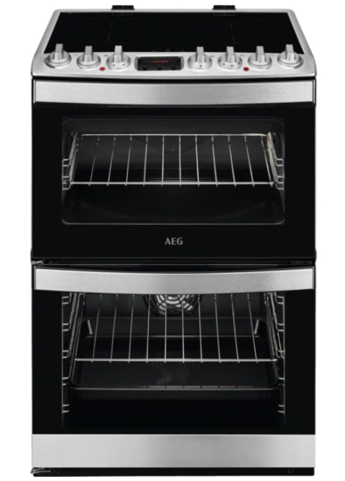 AEG CIB6730ACM Freestanding cooker Electric Ceramic hob Stainless steel