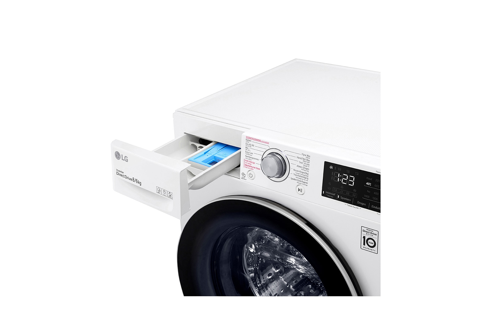 LG F4DV308S1E washer dryer Freestanding Front-load White – image 5