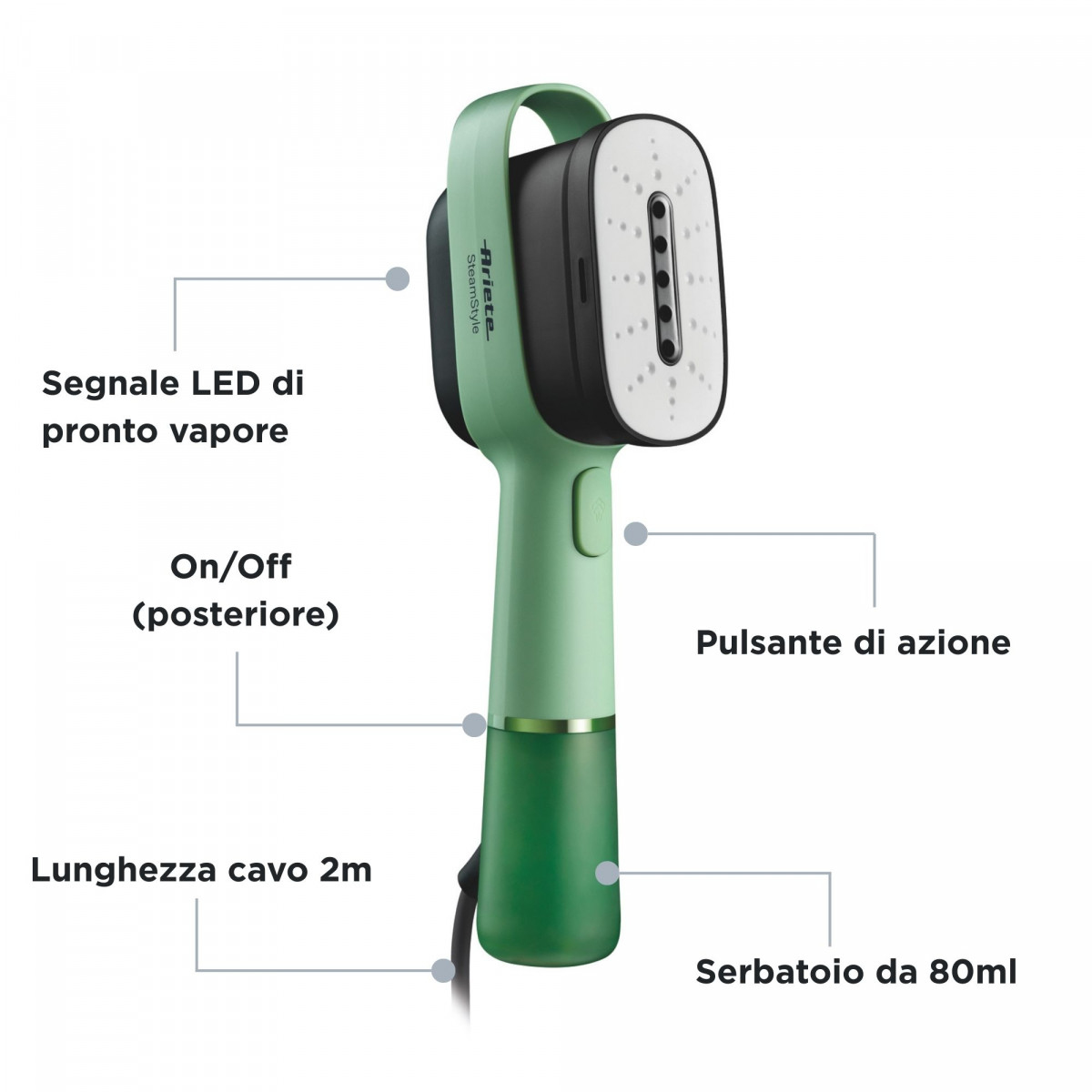 Ariete 4301 Steam Style, Vertical iron – image 8