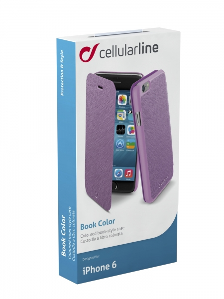 Cellularline BOOKCOLORIPH647P mobile phone case Folio Pink – image 4