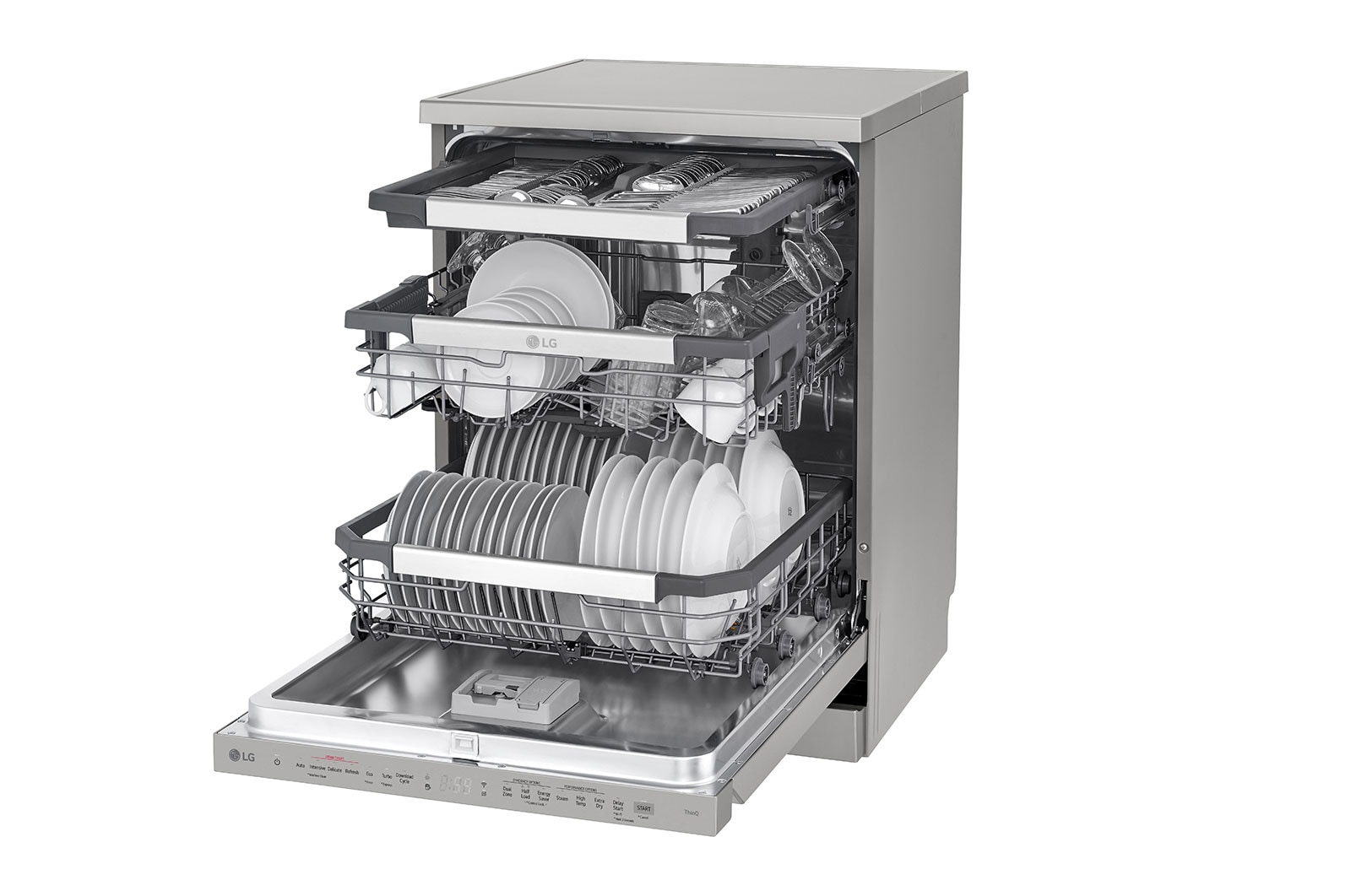 LG DF455HPS dishwasher Freestanding 14 place settings – image 9
