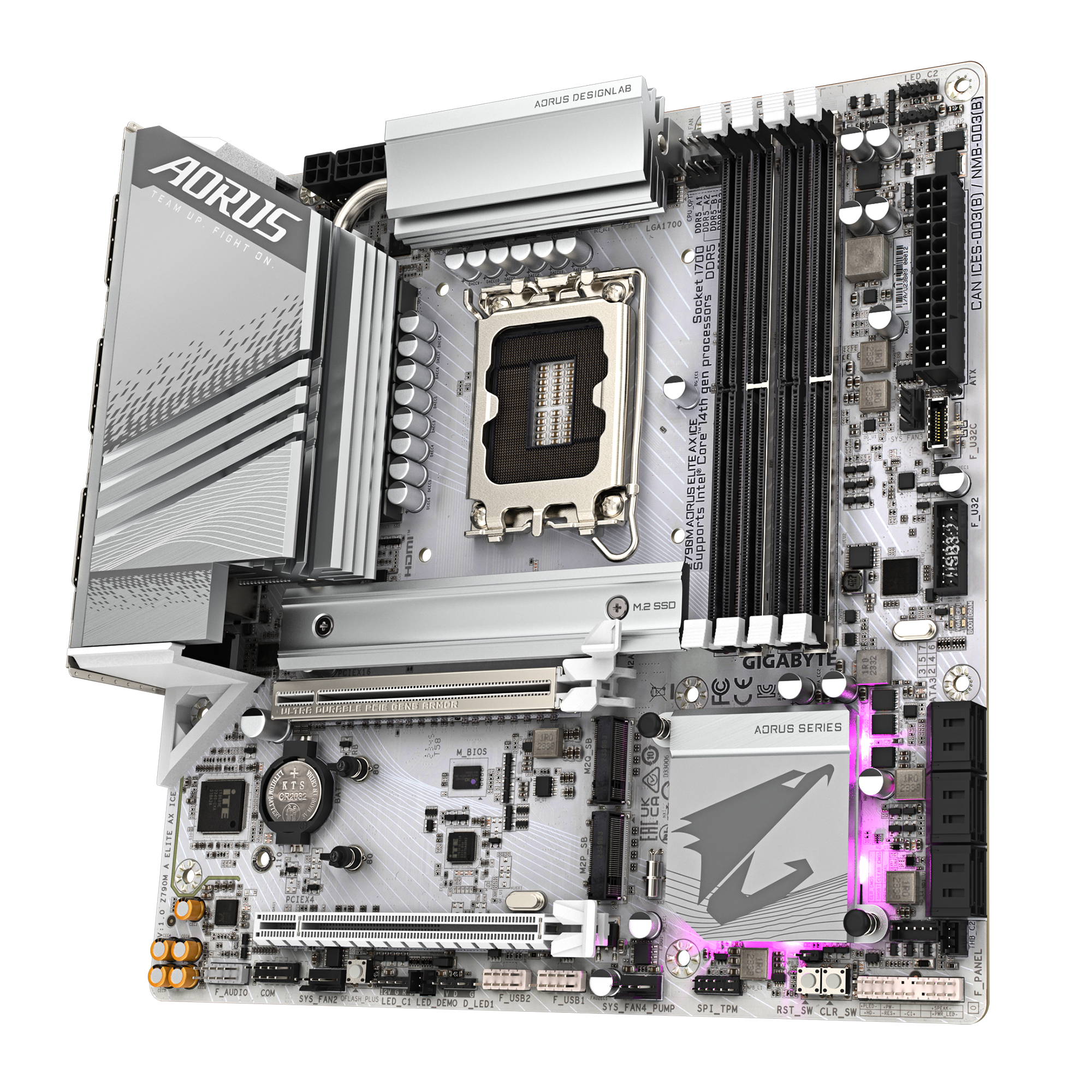 GIGABYTE Z790M AORUS ELITE AX ICE – image 2