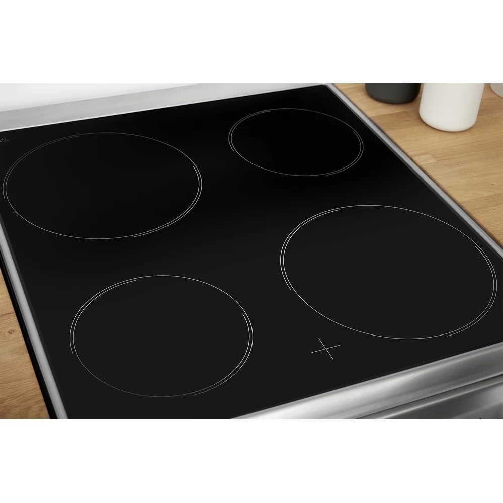 Indesit IS5V8CHX/E cooker Freestanding cooker Electric Ceramic hob Stainless steel – image 7