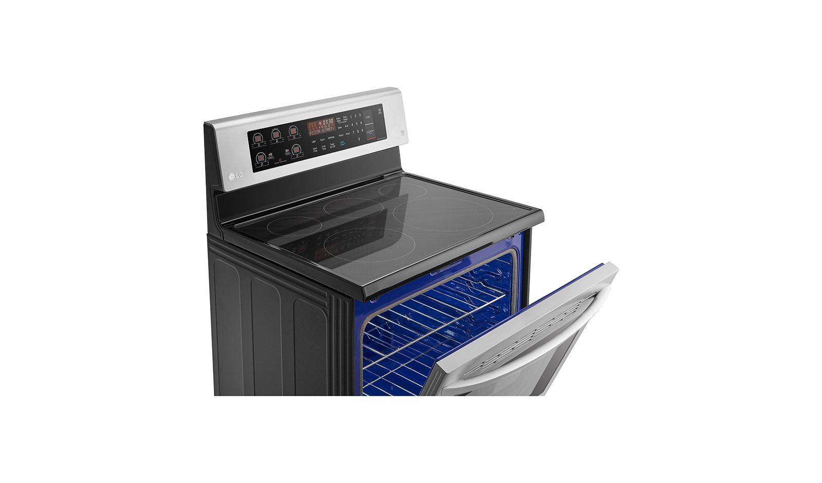 LG LRE3193ST cooker Freestanding cooker Electric Zone induction hob Stainless steel – image 8