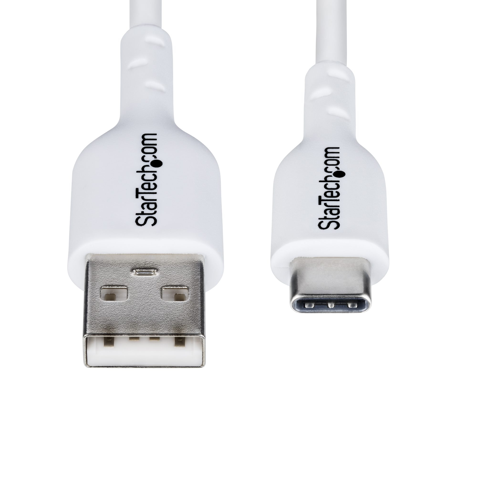 Resim StarTech.com USB2AC1MNCWHE USB 2.0 Type-A - Type-C Kablosu, 1m, Beyaz