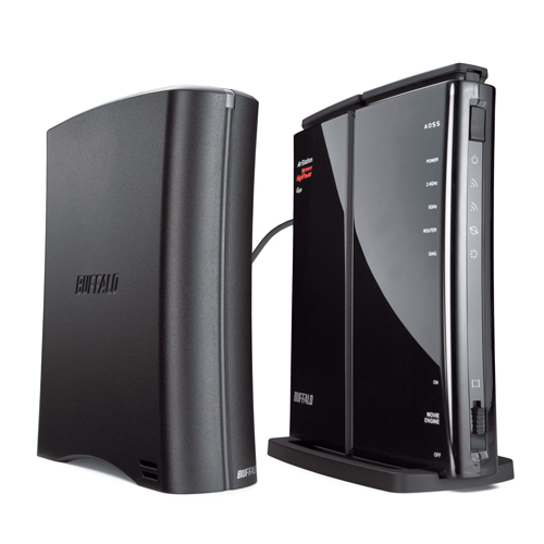 Buffalo N600 wireless router Gigabit Ethernet Black – image 3