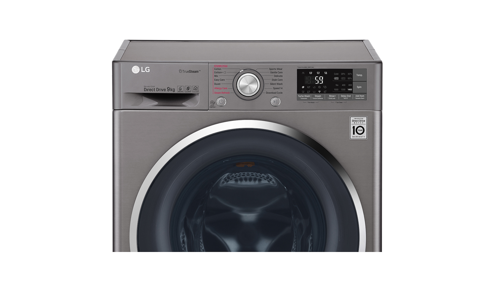 LG F4J8VSP2S washer dryer Freestanding Front-load Brown – image 5