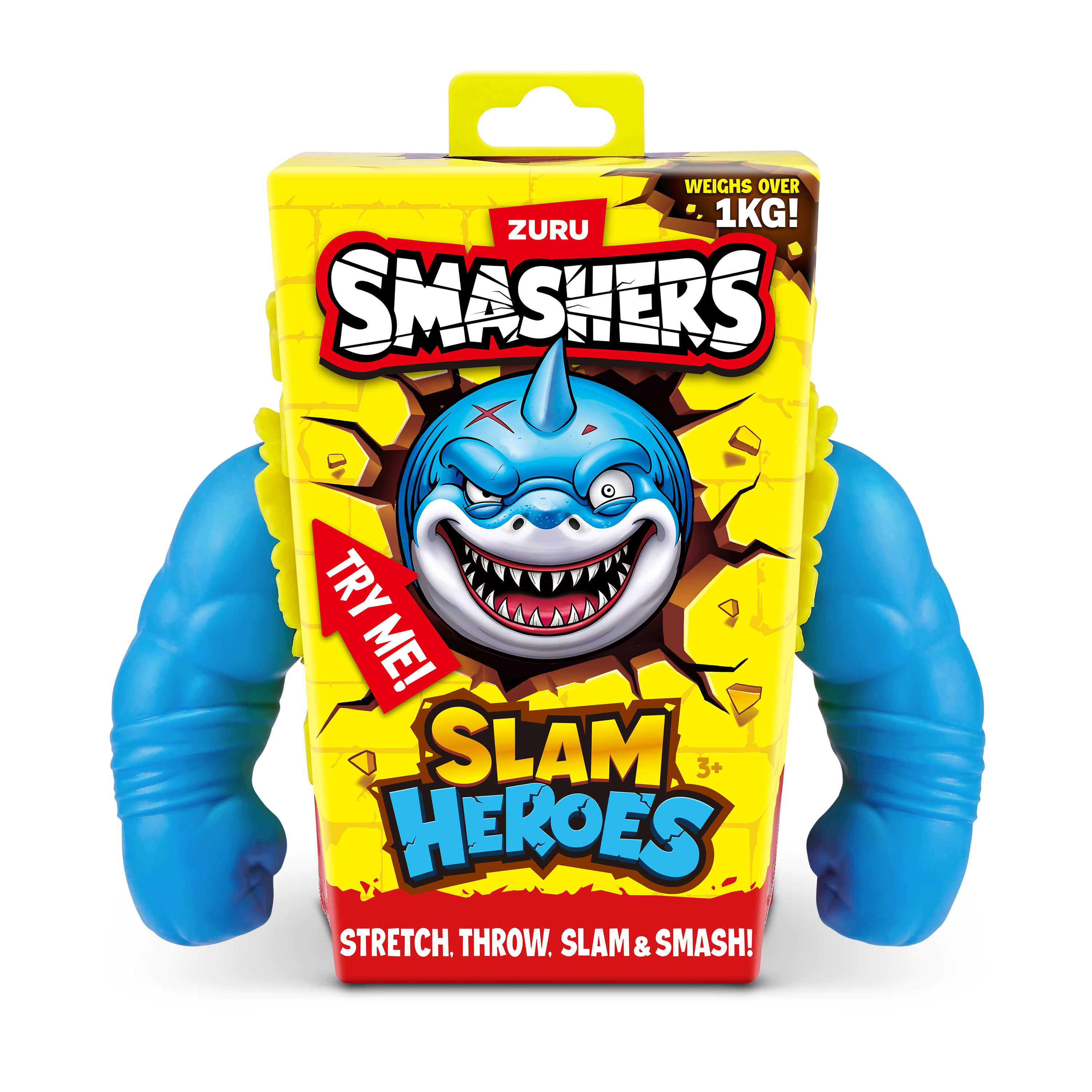 عکس فیگور اسباب بازی کوسه قهرمان Smashers 74146A SLAM، آبی