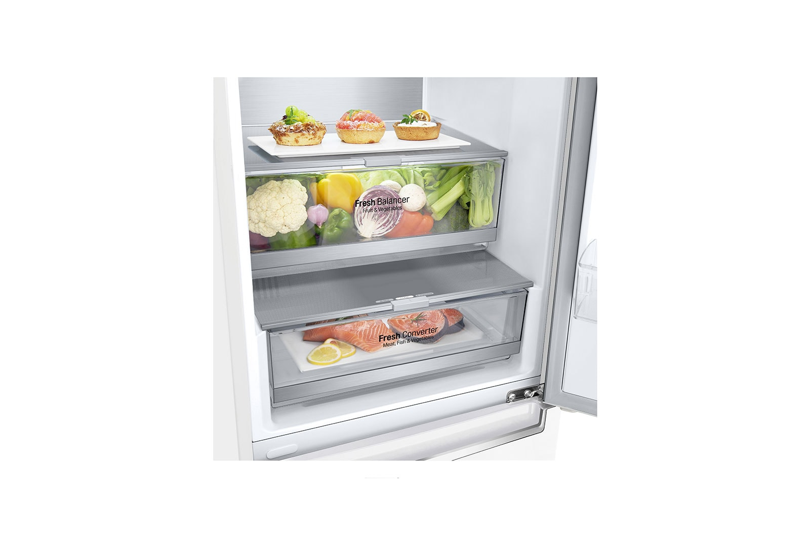 LG GBB72SWVEN fridge-freezer Freestanding – image 3