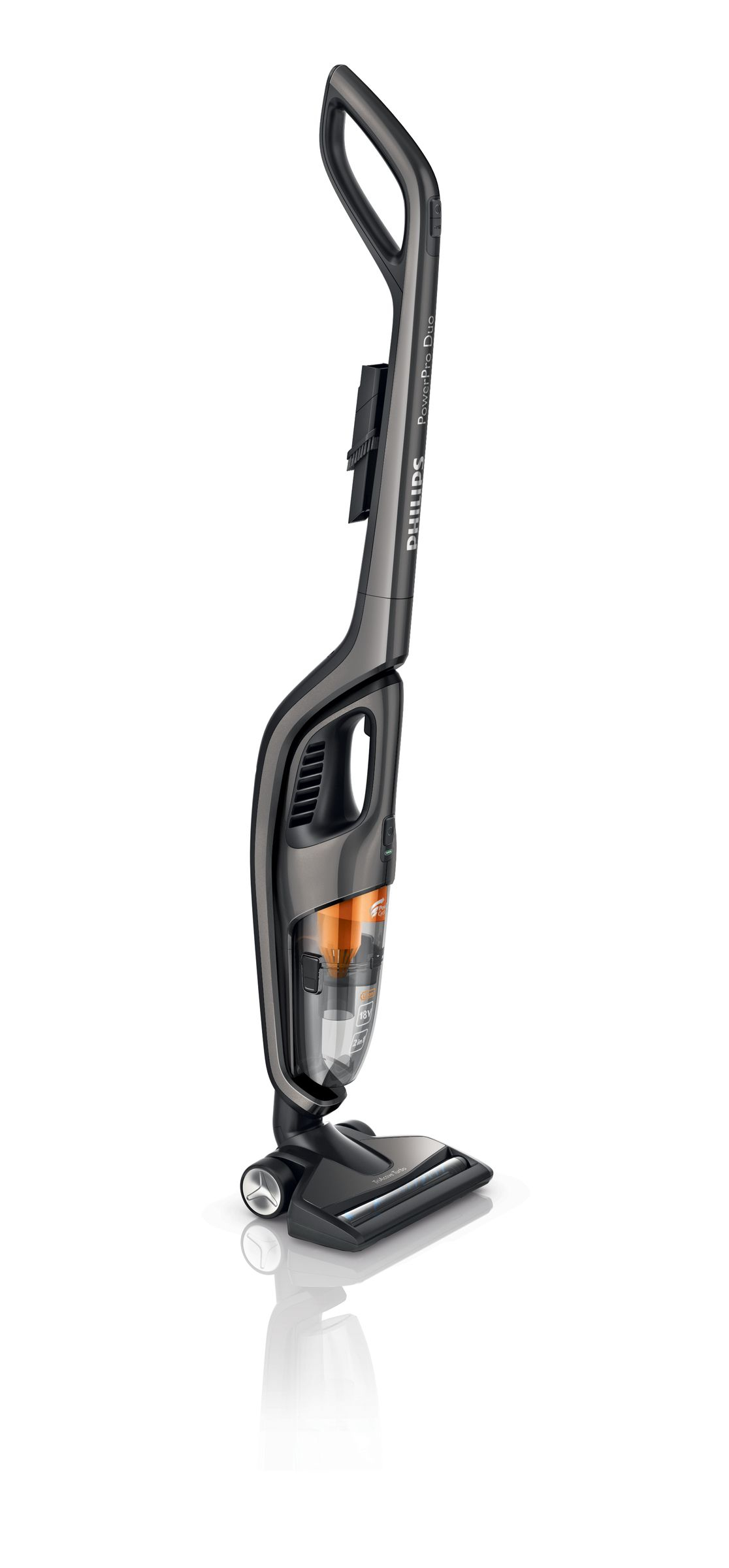 Philips PowerPro Duo FC6168/32 stick vacuum/electric broom 2-in-1 stick vacuum Battery Dry Cyclonic Bagless