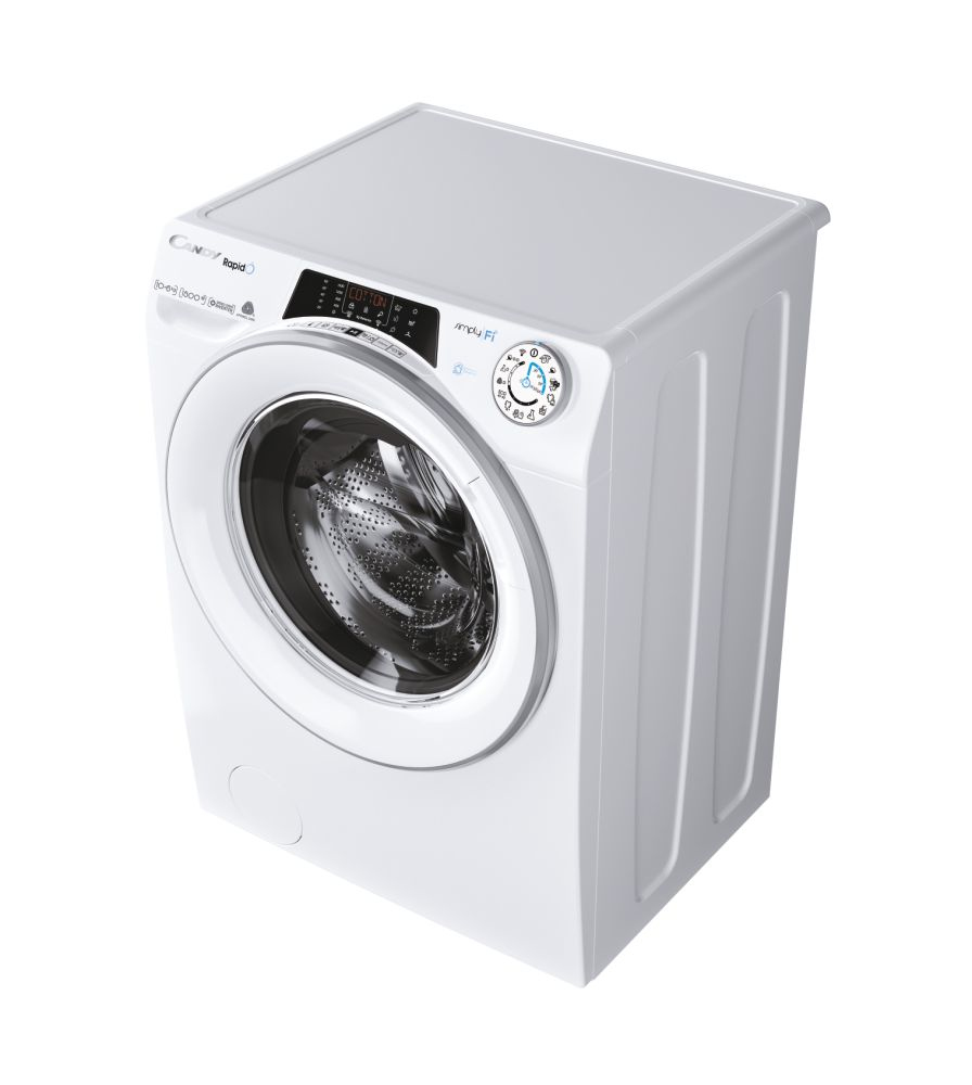 Candy RapidÓ ROW51066DWMSE-S washer dryer Freestanding Top-load White – image 2