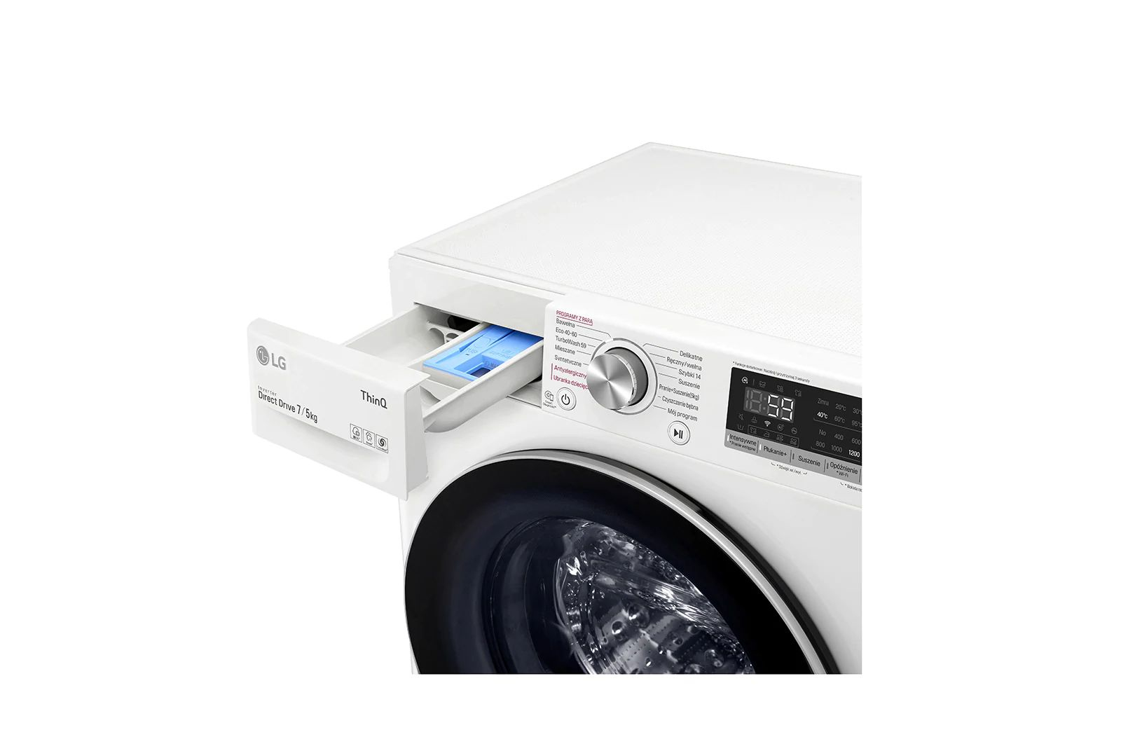 LG F2DV5S7S1E washer dryer Freestanding Front-load White – image 5