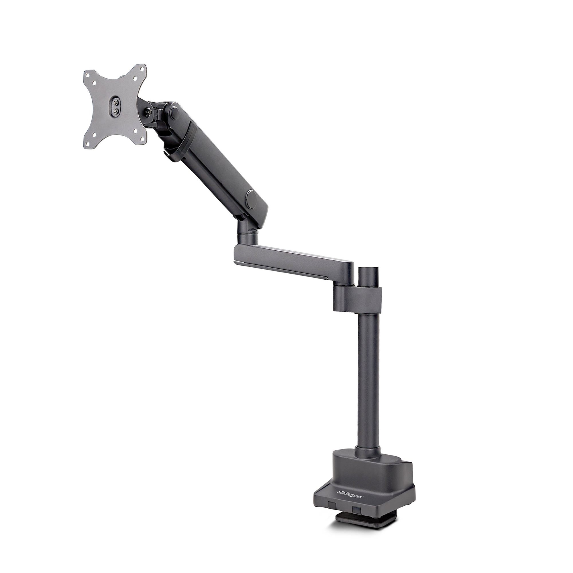 StarTech.com - Mounting kit (arm assembly, VESA mount, C-clamp) - adjustable arm with mechanical spring - for Monitor - plastic, steel - black - screen size: up to 40" - desk-mountable, grommet