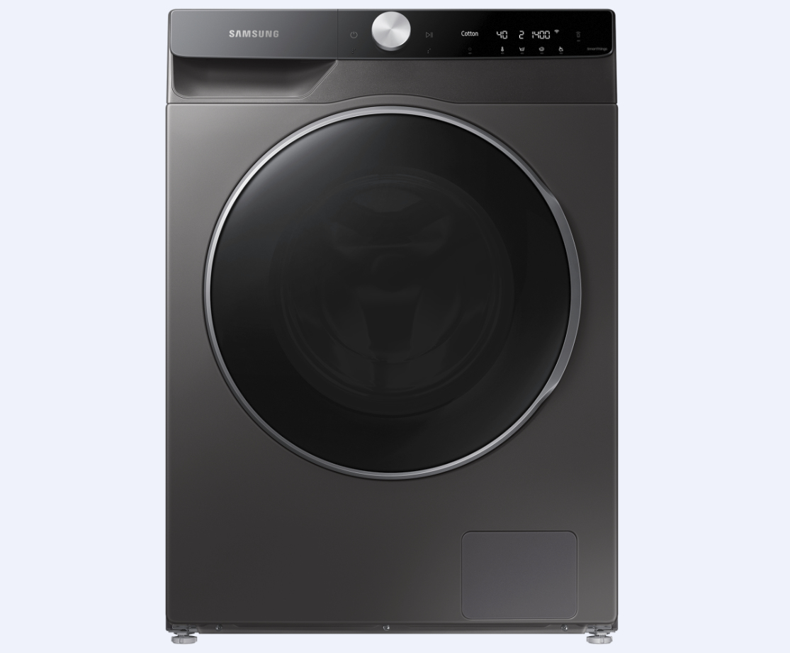 Samsung WD12TP34DSX/AH washer dryer Freestanding Front-load Grey