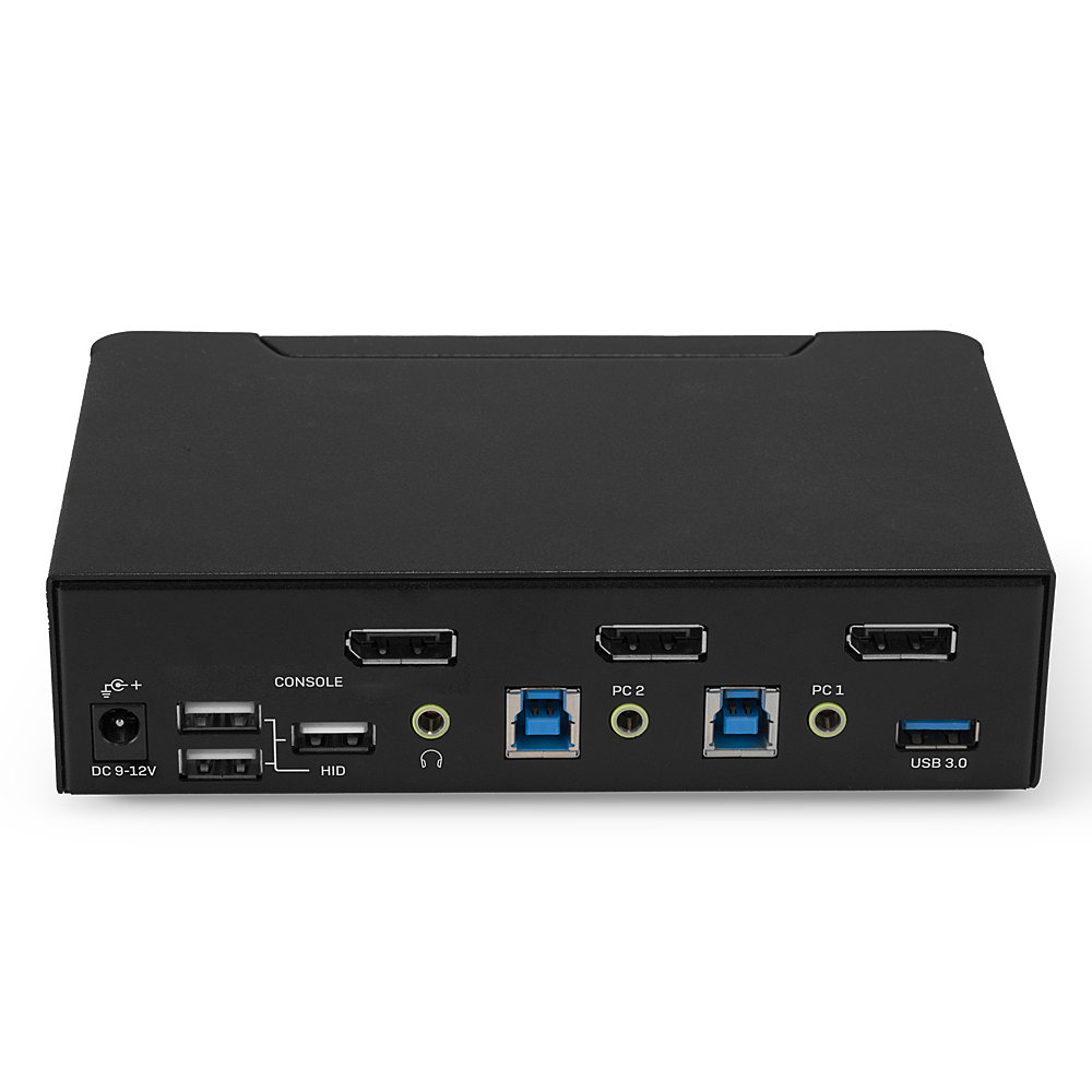 Lindy 2 Port DisplayPort 1.4, USB 3.0 and Audio KVM Switch – image 4