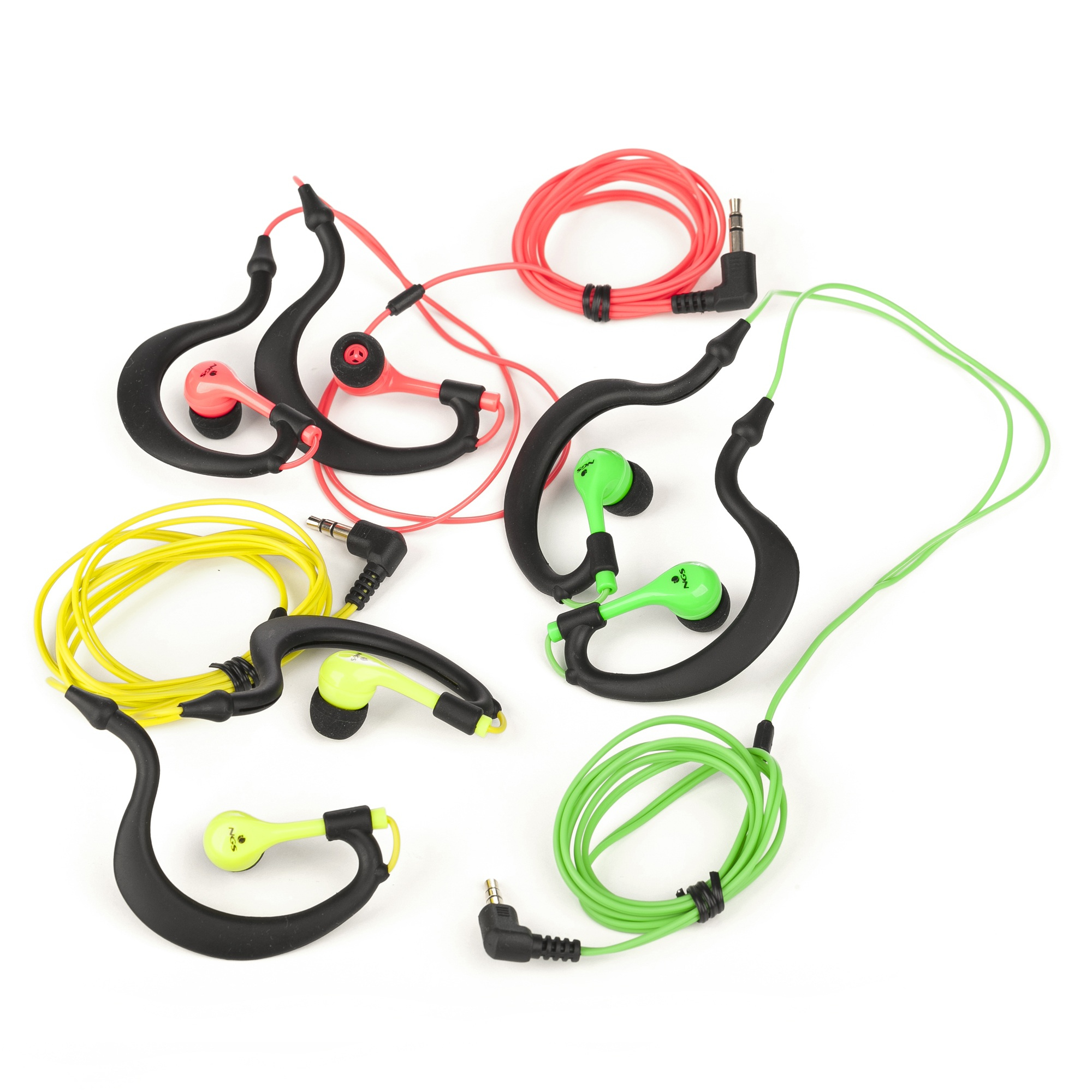 NGS Triton Headphones Wired Ear-hook Sports Black, Pink – image 6