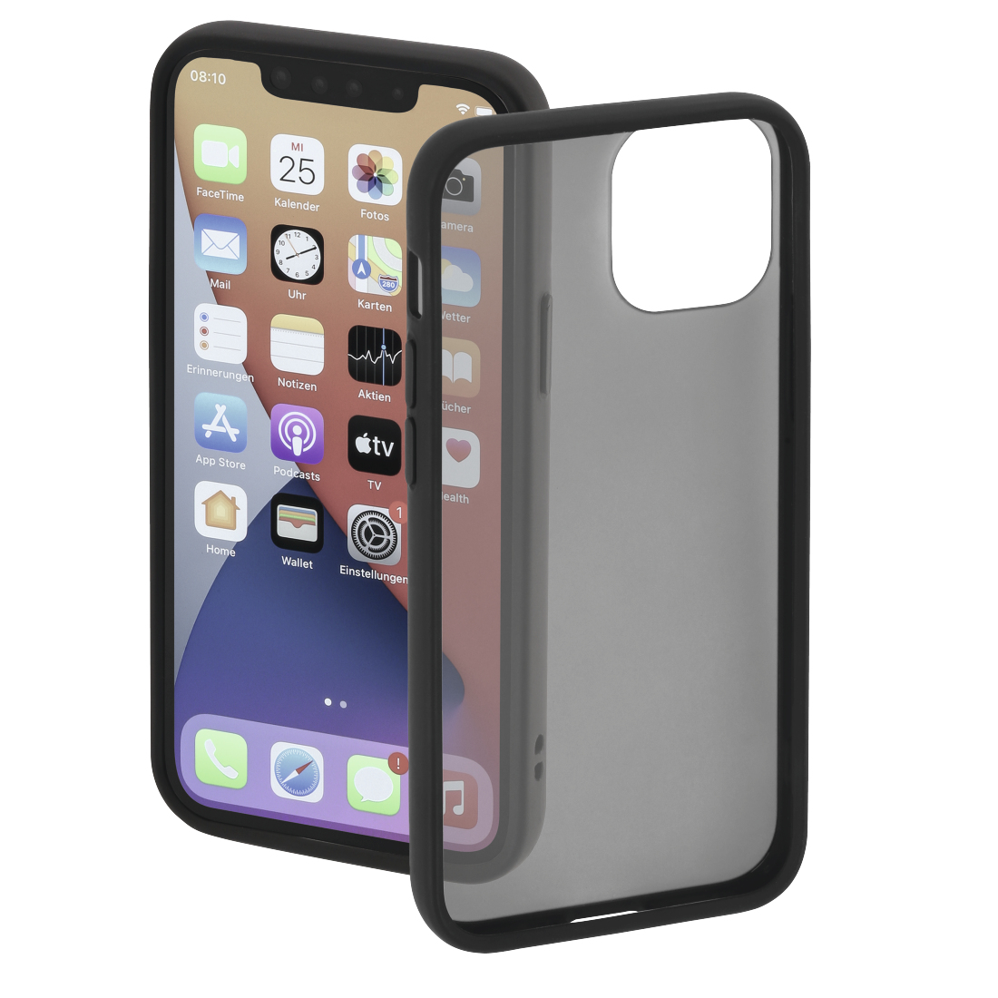 Hama 00196945 mobile phone case Cover Black, Transparent – image 1