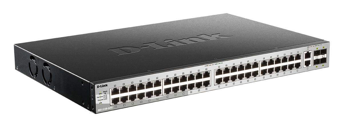 D-Link DGS-3130-54TS/E network switch Managed L3 Gigabit Ethernet (10/100/1000) Grey – image 2