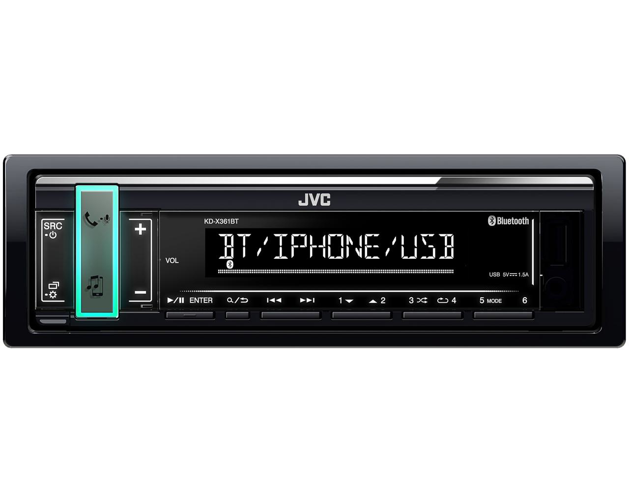 JVC KD-X361BT Black – image 3