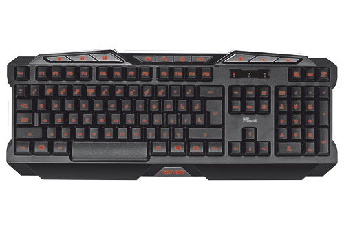 Trust GXT280 keyboard Gaming USB QWERTZ Czech Black – image 5